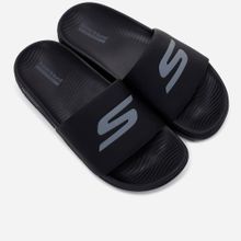 Skechers Hyper Slide - Deriver 246020-BKW Siyah/Beyaz Erkek Terlik