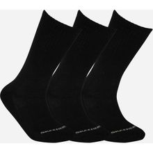 Skechers S192135-001 Padded Crew Cut 3'lü Siyah Çorap