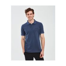 Skechers S241165-410 Lacivert Polo Yaka Erkek T-shirt