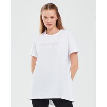 Skechers W Graphic Tee Crew Neck Beyaz Kadın T-shirt