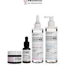 Skin401 Gece Bakım Rutini Tüm Cilt Tipleri İçin Cilt Bakım Seti