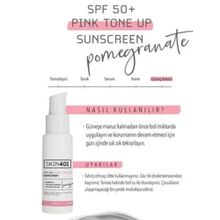 Skin401 SPF50+ 50ml Pembe Ton Eşitleyici Güneş Kremi