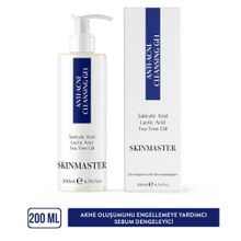 Skinmaster Akne ve Siyah Nokta Karşıtı Sebum Dengeleyici 200 ml Yüz Temizleme Jeli