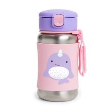 Skip Hop Zoo Paslanmaz Çelik Narwhal Pipetli Suluk