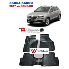 Skoda Karoq 3D Havuzlu Paspas Seti