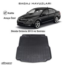 Skoda Octavia 2013 Ve Sonrası 3d Bagaj Havuzu
