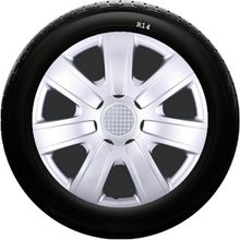 Skoda SKS-SJS 224 14 İnç 4 Adet Kırılmaz Jant Kapağı
