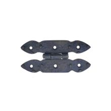 Skygo 117x57 mm Oksit Antika Tarz Dekoratif Pirinç Düğmeli Menteşe