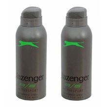 Slazenger Active Sport Yeşil 2x150 ml Erkek Sprey Deodorant