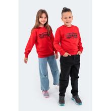 Slazenger Duna In Kırmızı Unisex Çocuk Sweatshirt