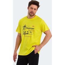 Slazenger Karnen Over Açık Sarı Erkek T-Shirt