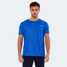 Slazenger Omar Ktn Saks Mavi Erkek T-shirt