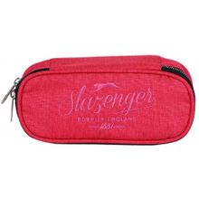 Slazenger Pembe Nakış İşlemeli İki Bölmeli Kalemlık - 21149