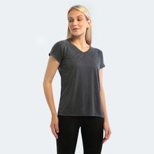 Slazenger Play Koyu Gri Kadın T-shirt