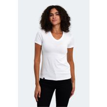 Slazenger Vivek Beyaz Kadın T-shirt