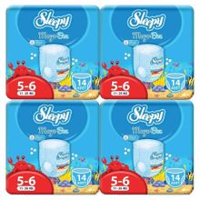 Sleepy 5-6 Numara 56 Adet Mayo Bebek Bezi