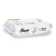 Sleepy 6x60'lı Natural Islak Bebek Havlusu