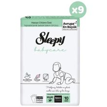 Sleepy Babycare 9x10 Adet Bebek Bakım Örtüsü