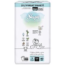 Sleepy Bio Natural No:7 XXLarge 40 Adet Bebek Bezi