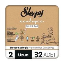 Sleepy Ecologic Premium Plus Uzun 32'li Günlük Ped
