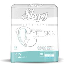 Sleepy Ekstra Büyük XL Bel Bantlı 12 Adet Yetişkin Bezi