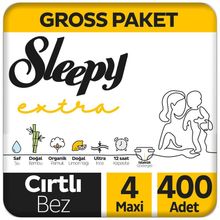 Sleepy Extra No:4 Maxi 400 Adet Bebek Bezi