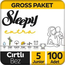 Sleepy Extra No:5 Junior 100 Adet Bebek Bezi