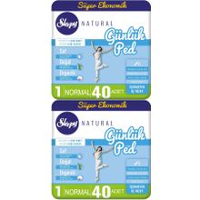 Sleepy Natural 2x40 Adet Normal Günlük Ped