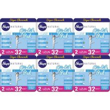 Sleepy Natural 6x32 Adet Uzun Günlük Ped