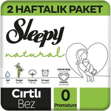 Sleepy Natural No:0 Prematüre Bebek Bezi