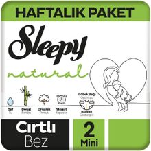 Sleepy Natural No:2 Mini Bebek Bezi