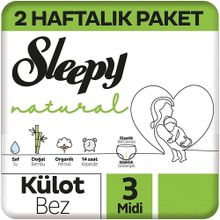 Sleepy Natural No:3 Midi Külot Bebek Bezi