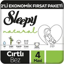 Sleepy Natural No:4 Maxi 120 Adet Bebek Bezi