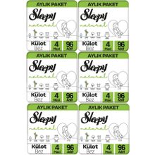 Sleepy Natural No:4 Maxi 576 Adet Bebek Bezi