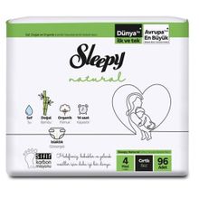 Sleepy Natural No:4 Maxi 96 Adet Külot Bebek Bezi