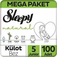 Sleepy Natural No:5 Junior 100 Adet Külot Bebek Bezi