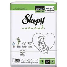 Sleepy Natural No:5 Junior 160 Adet Bebek Bezi