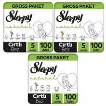 Sleepy Natural No:5 Junior 300 Adet Bebek Bezi