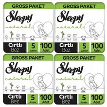 Sleepy Natural No:5 Junior 400 Adet Bebek Bezi