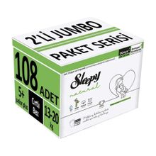Sleepy Natural No:5+ Junior Plus 108 Adet Bebek Bezi