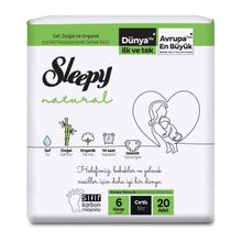 Sleepy Natural No:6 XLarge 20 Adet Bebek Bezi