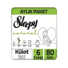 Sleepy Natural No:6 XLarge 80 Adet Bebek Bezi