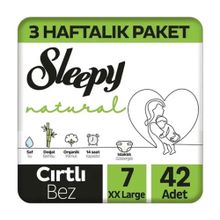 Sleepy Natural No:7 XXLarge 42 Adet Bebek Bezi