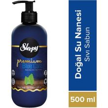 Sleepy Premium Blue Care Doğal Su Nanesi 500 ml Sıvı Sabun