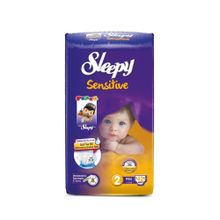 Sleepy Sensitive No:2 Mini 42 Adet Bebek Bezi