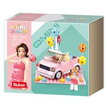 Sluban Mini Handcraft Party Car Pembe Oyun Seti