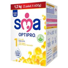 Sma Optipro 1 0-6 Ay 2x600 gr 2'li Bebek Sütü