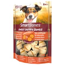 Smart Bones 128 gr 8'li Mini Tavuklu Tatlı Patatesli Düğüm Köpek Ödül Kemiği