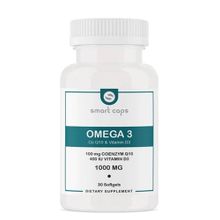Smartcaps Omega-3 Co Q10 Vitamin D3 1000 mg 30 Kapsül
