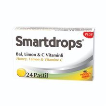 Smartdrops C Vitaminli Bal Limon Aromalı 24 Pastil
